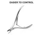 Cuticle Pusher Cuticle Remover, Cuticle Trimmer, Cuticle Nipper And Cutter Stainless Steel And Removing Gel, Sharp Cut Fine For Removing Excess Torn Skin
