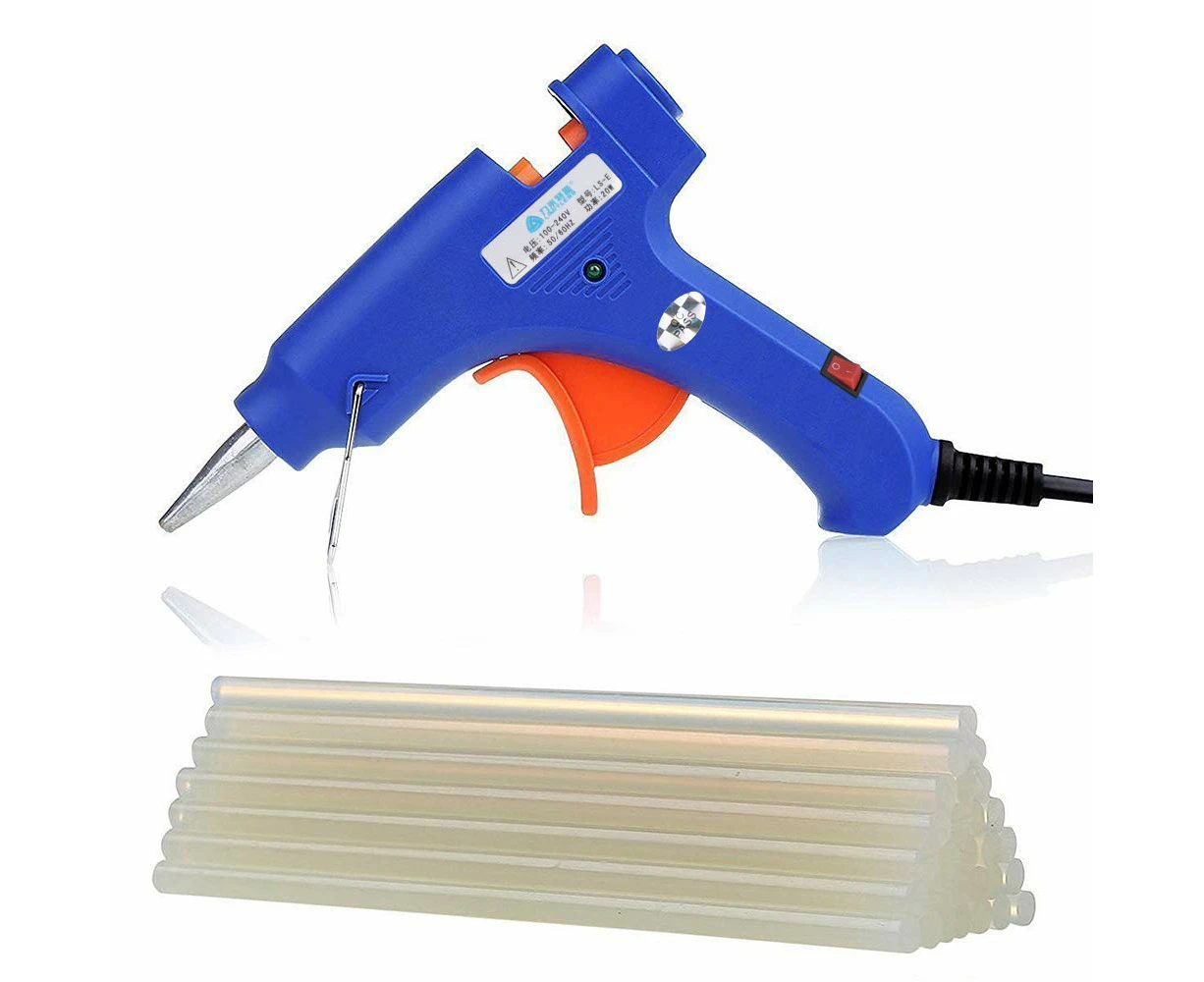 Glue Guns, Mini Hot Glue Gun Ac 110-230V High Temperature Melting Glue Gun Kit With 25 Glue Sticks Flexible Trigger For Diy Small Craft Projects&Sealing An