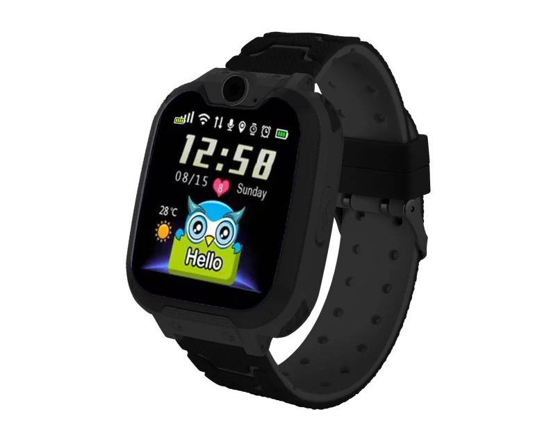 S11 Kids Smart Watch Anti-lost Touch Screen Children Call Phone Game Watch Music Player for Birthday Gift - Black