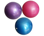 3Pcs Mini Exercise Balls, Small Pilates Ball for Yoga Fitness Balance Training Physical Therapy -blue+purple+pink