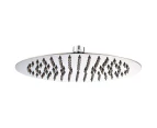 Stainless Steel Overhead Shower Rain Shower, Shower Head, 12 Inches, Stainless Steel