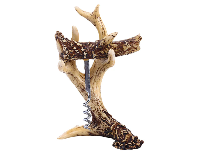 Resin crafts antlers ornaments Wine cabinet decorations Bottle openers porch office home decorations