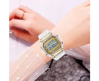 Luxury Digital Women's Watches Fashion Stainless Steel Link Bracelet Wristwatch Strap Business Electronic Men Clock Reloj Mujer