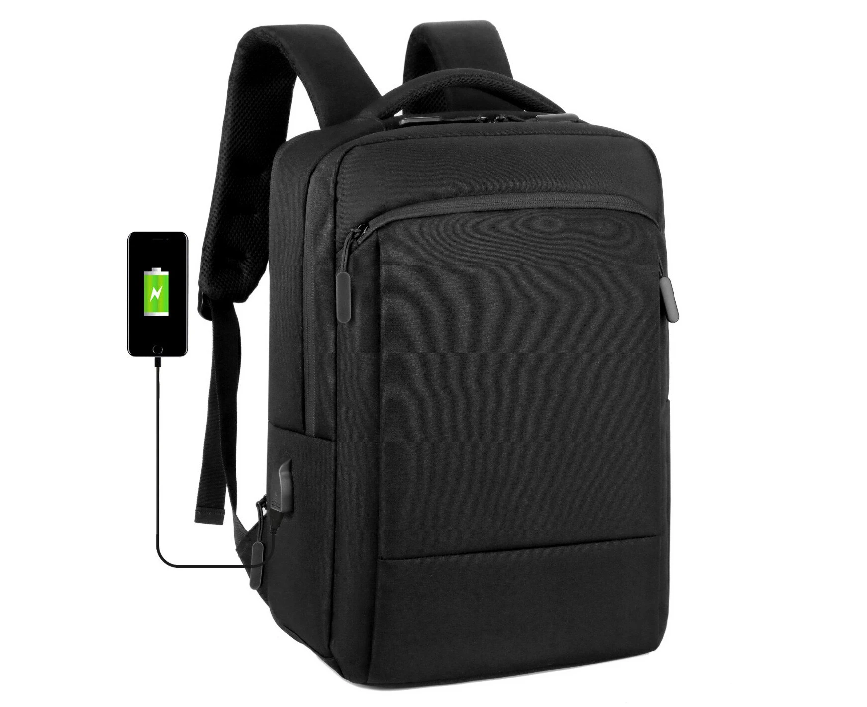 Male Laptop Backpack Men 15.6 Inch Office Work bagpack Usb Charging Business Bag Unisex Black Backpacks School bags Pack Mochila