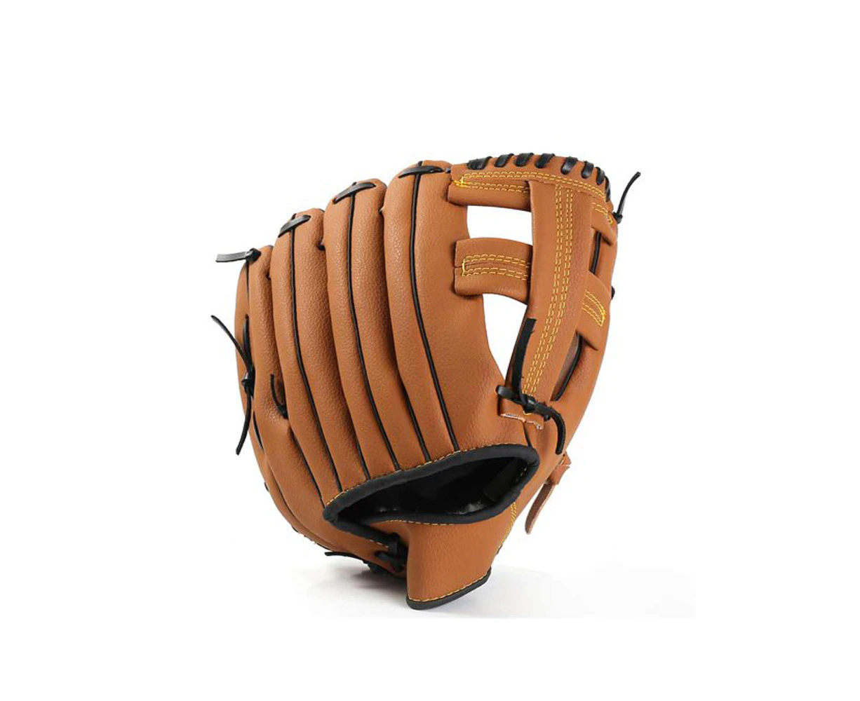 Baseball Glove Leather Softball Glove For Outdoor Sports Baseball Training, 1 pcs-S