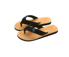 Biwiti Men's Summer Flip Flops Sandals Arch Support Beach Slippers Thong Slippers-Brown