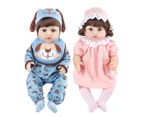 Girl Baby Doll Babies Toys Birthday Gifts handmade clothes Role Play Toy safety non-toxic 46cm