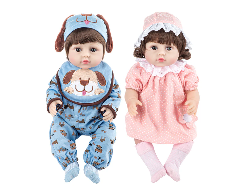 Girl Baby Doll Babies Toys Birthday Gifts handmade clothes Role Play Toy safety non-toxic 46cm