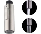 Spare Kitchen Faucet Nozzle Hand Shower Universal Removable Faucet Head G1 / 2 Stainless Steel SUS304 Brushed,