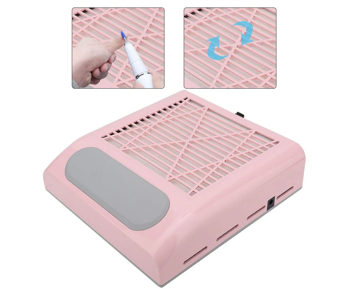 80W Nail Vacuum Cleaner Vacuum Cleaner Manicure Machine Tools Strong Power Nail Fan Art Manicure Salon