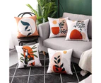 Nordic Style Printed Plant Rainbow Cushion Cover Pillow Case Sofa Home Decor-11