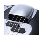 Bass Protective Cover High-gloss Silver Color Anti-rust Corrosion-resistant Protect Strings Zinc Heavy Duty Bass Pickup Bridge Protector for Performance