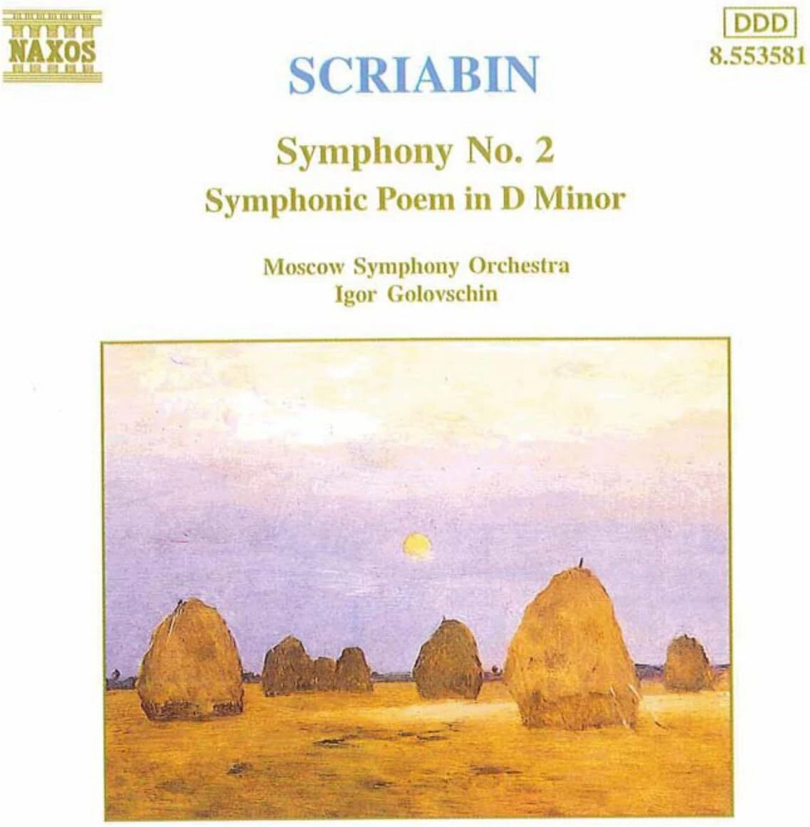 Symphony No. 2 - SCRIABIN CD