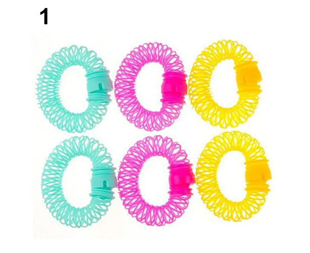 6/8Pcs Convenient Hair Magic Curler Rollers Spiral Curls Hair Styling DIY Tools L