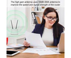 Uedai Wireless Antenna Dual-band High Gain Universal 18 dBi 2.4G/4GHz SMA Male WiFi Aerial Booster for Router - Black