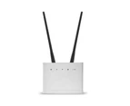 Uedai Wireless Antenna Dual-band High Gain Universal 18 dBi 2.4G/4GHz SMA Male WiFi Aerial Booster for Router - Black