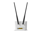 Uedai Wireless Antenna Dual-band High Gain Universal 18 dBi 2.4G/4GHz SMA Male WiFi Aerial Booster for Router - Black