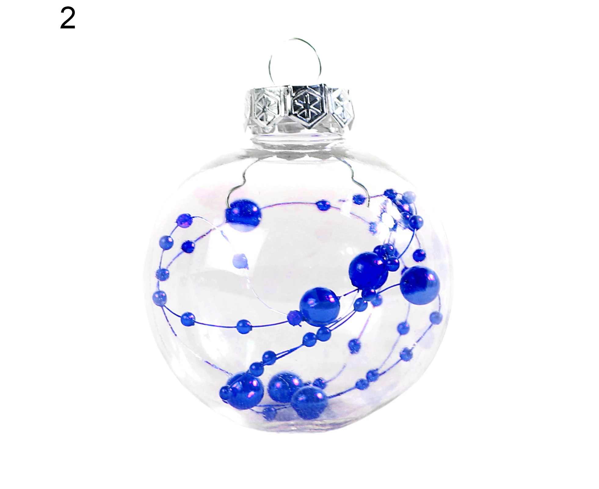 Christmas Balls Waterproof Ornamental PET Xmas Tree Hanging Baubles Party Decorations