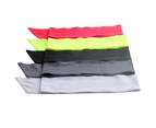 Fashion Unisex Sports Fitness Running Yoga Anti-slip Elastic Headband Sweat Band Grey