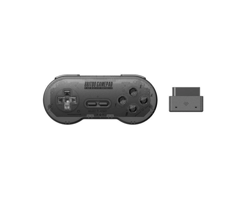 8bitdo Sn30 2.4g Wireless Gamepad For Original Snes/sfc (sn/sf/transparent Edition) - Super Nes / Transparent Edition