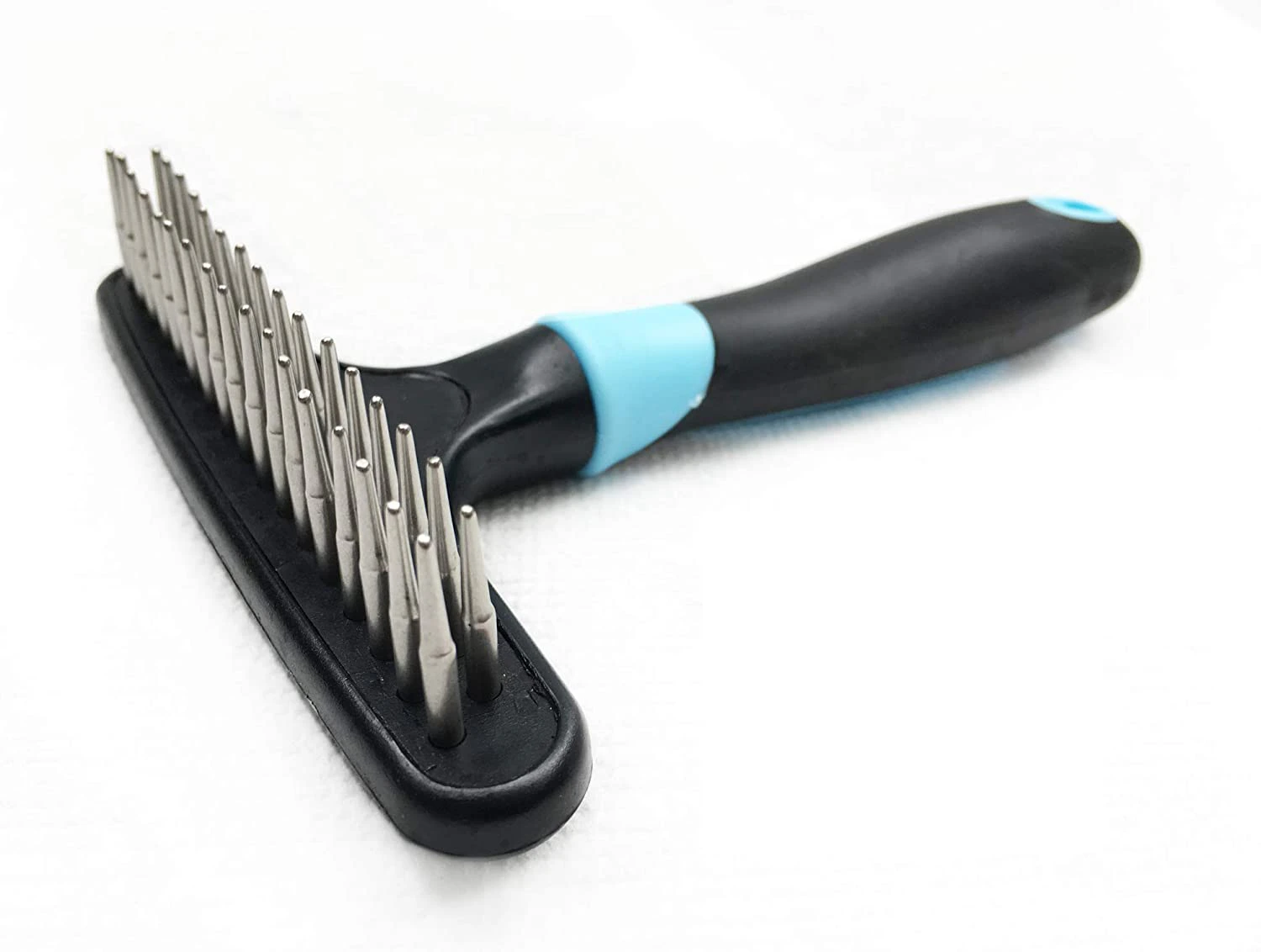 Cat&Dog Grooming Tool | All-In-One Metal Undercoat Rake,Dematting Tool,Blue