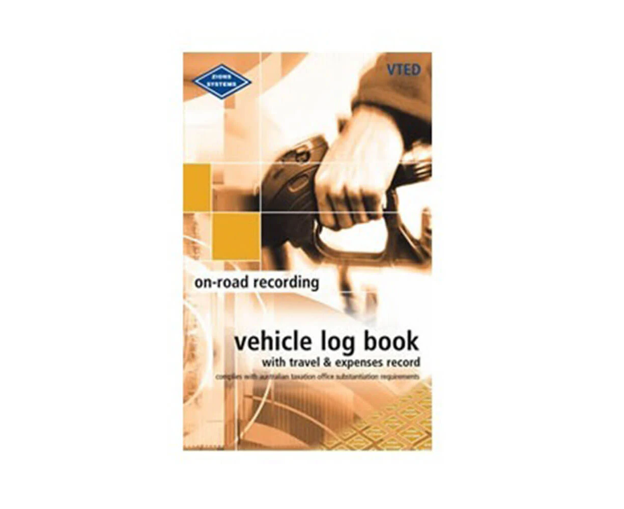 Zions Vehicle Log Book with Travel & Expenses Record