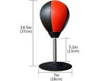 Punching Bag with Suction Cup - Stress Buster Desktop Punching Bag Boxing Punching Bag for Stress Relief Gifts for Women Men