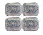 Contact Lens Cases, Colorful Contact Lens Container Holder, Outdoor Portable Mini Contact Lens Soak Storage Kit for Travel & Home