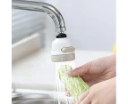 360 Degree Movable Kitchen Faucet Head- Aerator Bubbler -Water Saving -Bath Nozzle Filter Tip- 3 Modes Adjustable Shower Head Filter Sprayer