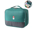 Zippered First Aid Bag Medication Organizer Emergency Pouch Carrier