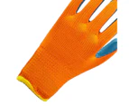 1 Pair Wear-resistant Work Gloves Elastic Waist Clasp Nylon Warm Unisex Gardening Mittens for Daily Use Style3