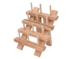 12 Spools Wooden Sewing Thread Holder Foldable Bobbin Hanging Rack For Household Diy Embroidery
