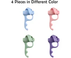 4 Pieces Pencil Grips Trainer for Both Left-Handed and Right-Handed, Kids Handwriting Aid Correction Tool