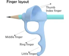 4 Pieces Pencil Grips Trainer for Both Left-Handed and Right-Handed, Kids Handwriting Aid Correction Tool