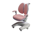 Height Adjustable Children Kids Ergonomic Study Desk Chair Set 80cm Pink AU