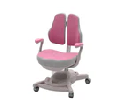 Height Adjustable Children Kids Ergonomic Study Desk Chair Set 80cm Pink AU