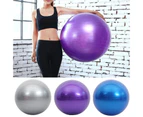 Fulllucky Yoga Ball Multifunctional Explosion-proof Strong Bearing Capacity Soft Gymnastic Fitness Pilates Ball for Gym - Silver