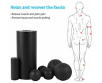 Fascia Roll Balance Roll Fitness Roll Yoga Sport Complete Set Standard Hardness Yoga Column Foam Roller Set