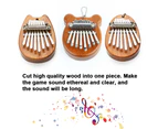 1 pcs 8 Key Mini Kalimba exquisite Finger Thumb Piano Marimba Musical good accessory Pendant Gift - Solid Wood Totoro