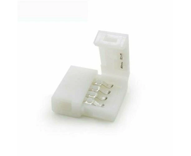 10mm 4-Pin 5050 RGB End Connector Clips for LED Strip lights - No Soldering AU