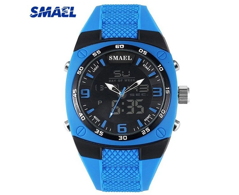 SMAEL Brand Men Watches Military Fashion Casual Sport Watch LED Digital Quartz Men's Army Clock Man 1008 Relogios Masculino