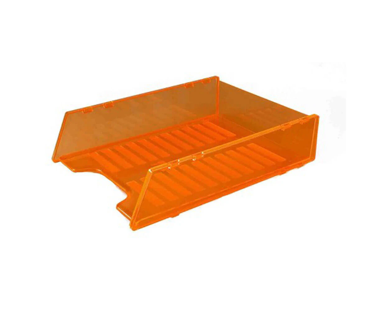 Italplast Multifit Desk Tray (A4) - Neon Orange