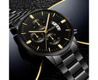 Fashion Mens Watches Luxury Men Business Casual Stainless Steel Quartz Wristwatch Male Gold Bracelet Watch relogio masculino - As Shown 11