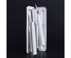 Earbuds Cleaning Pen Separate Design High-density Brush Metal Tip In-Ear Headphones Cleaner Kit for Gift White