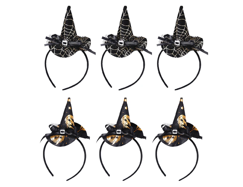 Halloween Headbands Hair Clip,Assorted Halloween Party Witch Spider