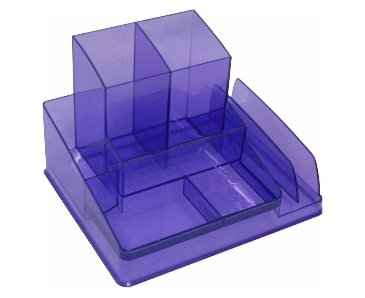 Italplast Durable Desk Organiser - Trans Purple