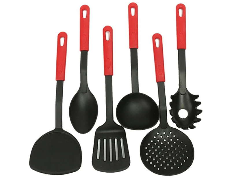 6 Piece Home Kitchen Sets Cooking Tools Nylon Spatula Spoon Utensils Cookware