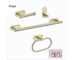 Bathroom Hardware Set Brushed Gold Towel Paper Holder  Bathroom Accessories|Bath Hardware Sets