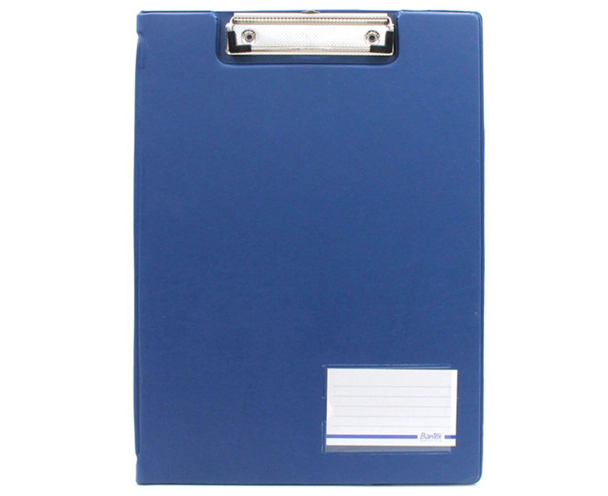 Bantex Plastic Clipfolder (A4) - Blue