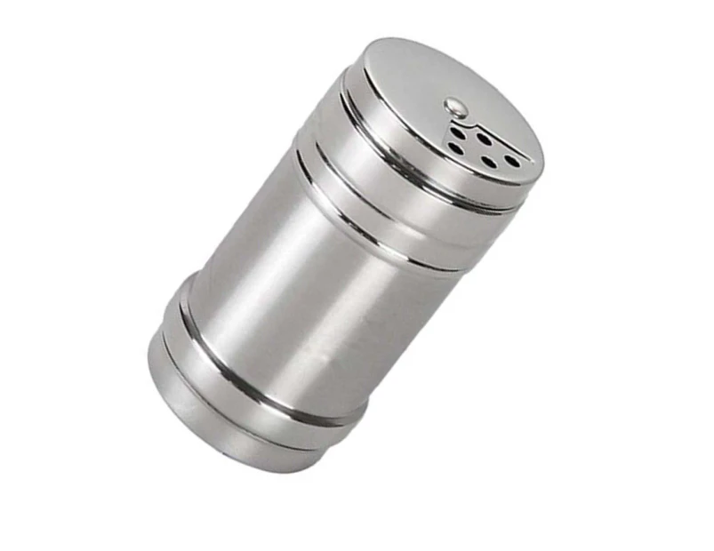 Stainless Steel Dredge Salt/Sugar / Spice/Pepper Shaker Seasoning Cans with Rotating Cover